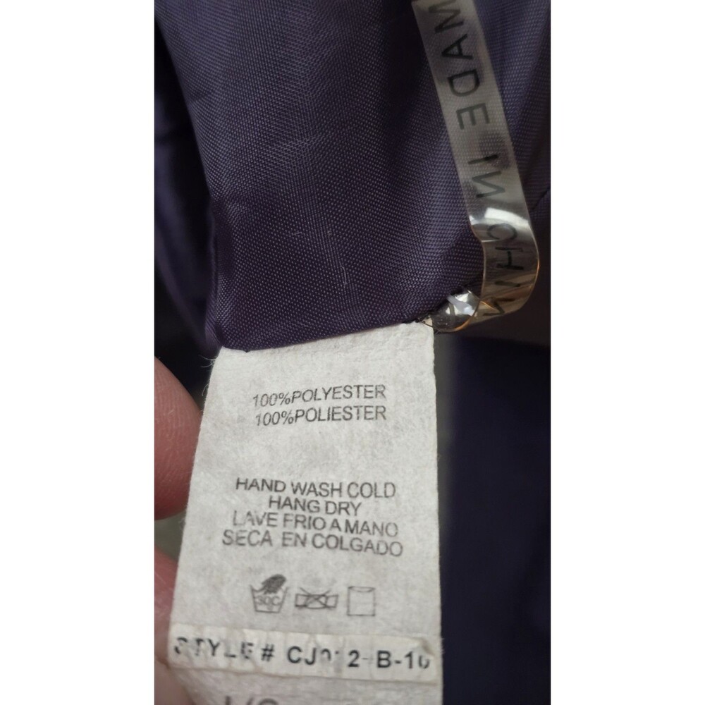 WOMAN'S LOVE CULTURE SIZE: LARGE PURPLE CASUAL PEA COAT*WORN 1X EXCELLENT COND* - Picture 8 of 12